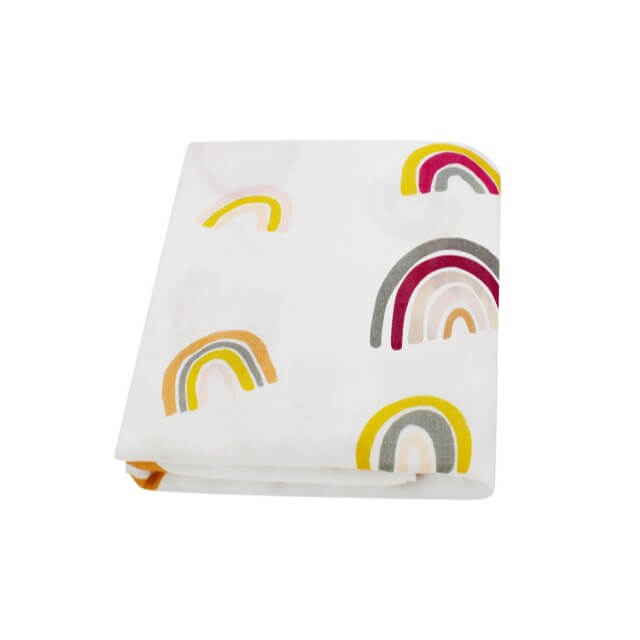 Mini First Swaddle Rainbow (60x60cm)