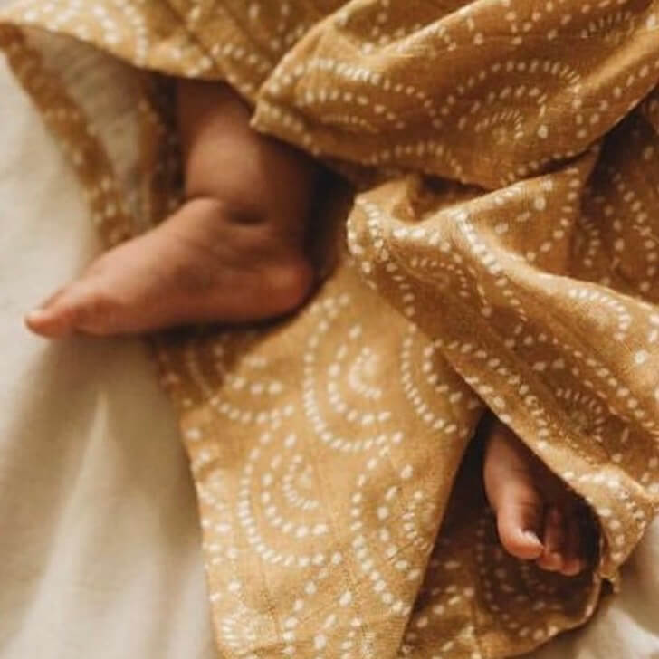 Mini First Swaddle Rainbow (60x60cm)